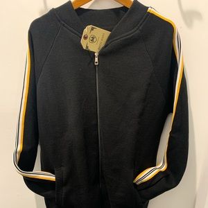 Male sweater xL Black Zipup